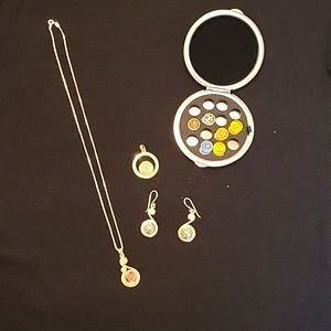 Sterling Silver Kameleon Jewelry Pendants and Earrings